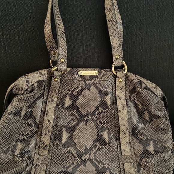 Micheal Kors Snakeskin Satchel